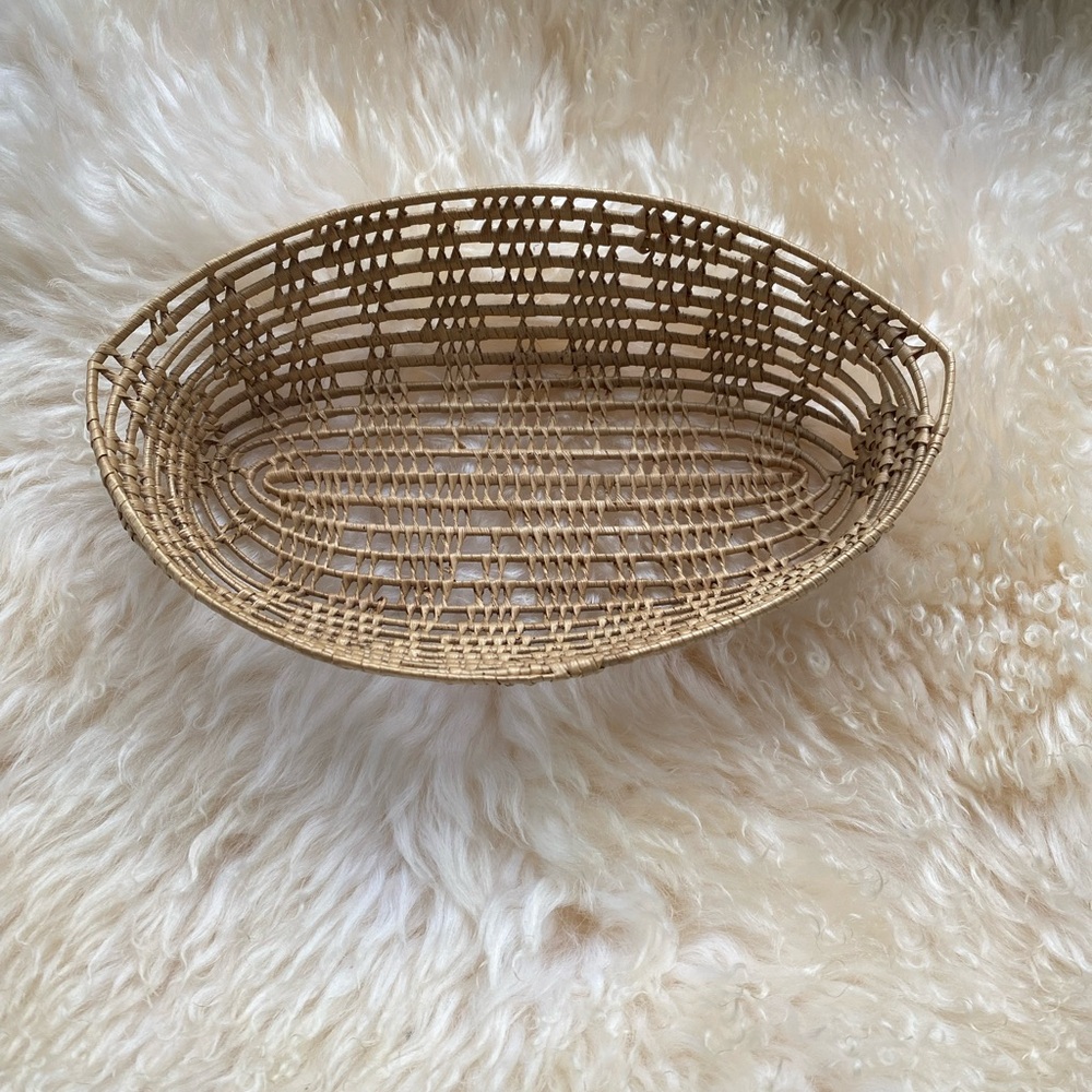 VTG Oval Handcrafted Woven Basket